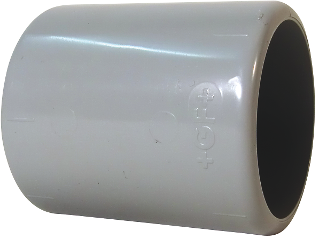 GF PVC/PVC-C muffe lige